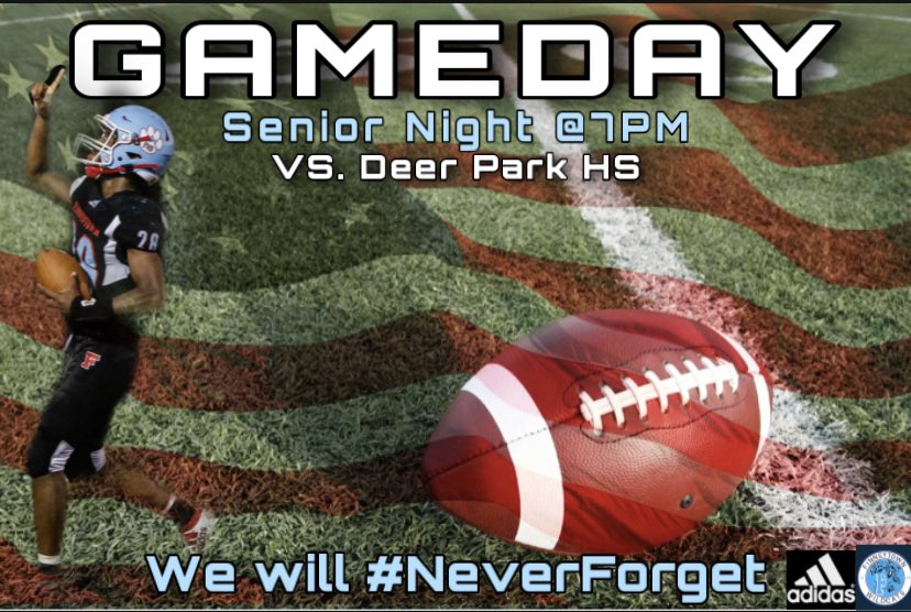 GAMEDAY! Our first home game of the 2020 season for our Wildcats, but a special night for our Seniors and parents as we get to celebrate you! #GoCats #NeverForget