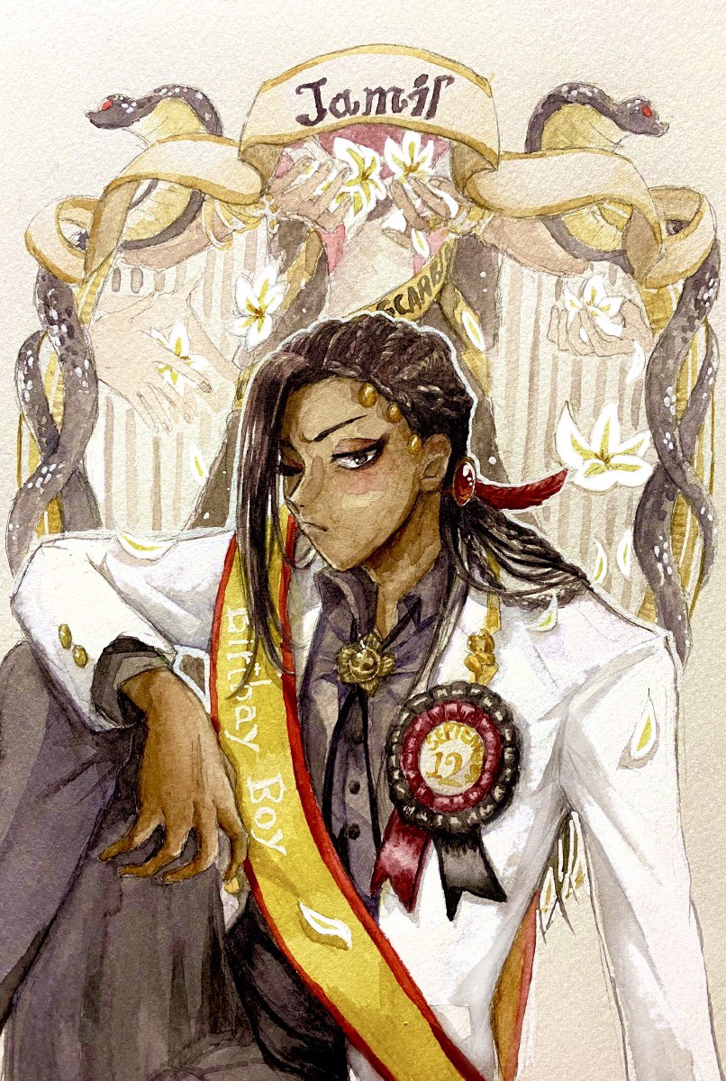#ジャミル・バイパー誕生祭2020
おめでとう〜〜〜〜〜〜〜〜〜〜〜😭じゃみじゃみ〜〜〜〜〜〜✨✨✨✨✨✨✨✨✨✨✨✨✨
※漫画はジャミカリ風味なのでご注意⚠️
あと汚い 