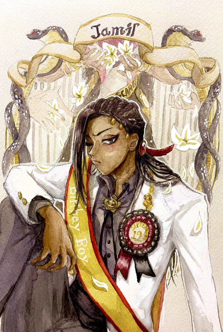 #ジャミル・バイパー誕生祭2020
おめでとう〜〜〜〜〜〜〜〜〜〜〜😭じゃみじゃみ〜〜〜〜〜〜✨✨✨✨✨✨✨✨✨✨✨✨✨
※漫画はジャミカリ風味なのでご注意⚠️
あと汚い 