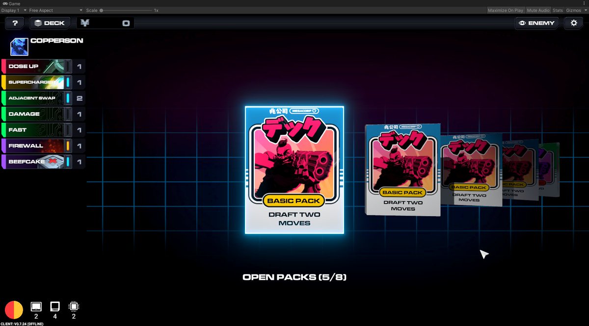 PlayHaxity's tweet photo. #DevTapas 02 is here and today Thomas 'eulogy' Sørensen, Game Director of Haxity, will give you an insight into how we are simplifying the drafts in the new Versus mode. #GameDev #IndieGames #Cyberpunk #PvP #CardGames #DeckBuilder Check #Thread 👇👇👇 https://t.co/KJIUpBicz2
