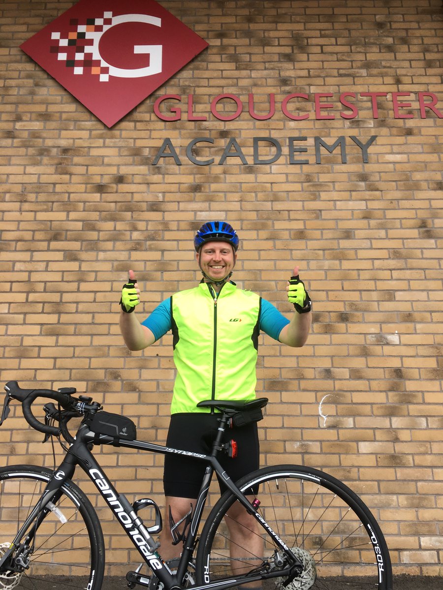 Great to see our staff modelling cycle safety. Please ensure that if you cycle to school you look after yourselves and wear a helmet #cyclesafety #TeamGA