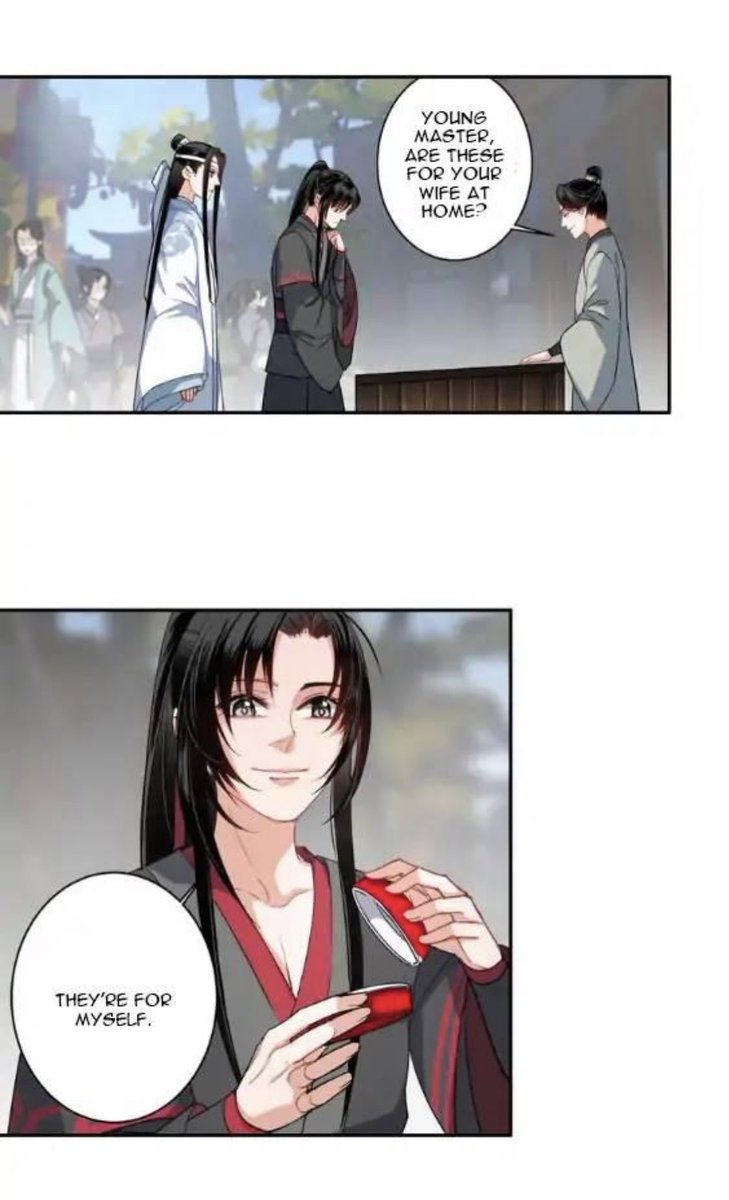 1. That one time WWX bought rouge powder. For himself. For fun.Here’s a really fun scene to begin the thread with. Also, LOL at WWX openly asking for LWJ for money every time he wants to buy something, knowing fully damn well LWJ will not deny him. LWJ’s money = his money. 
