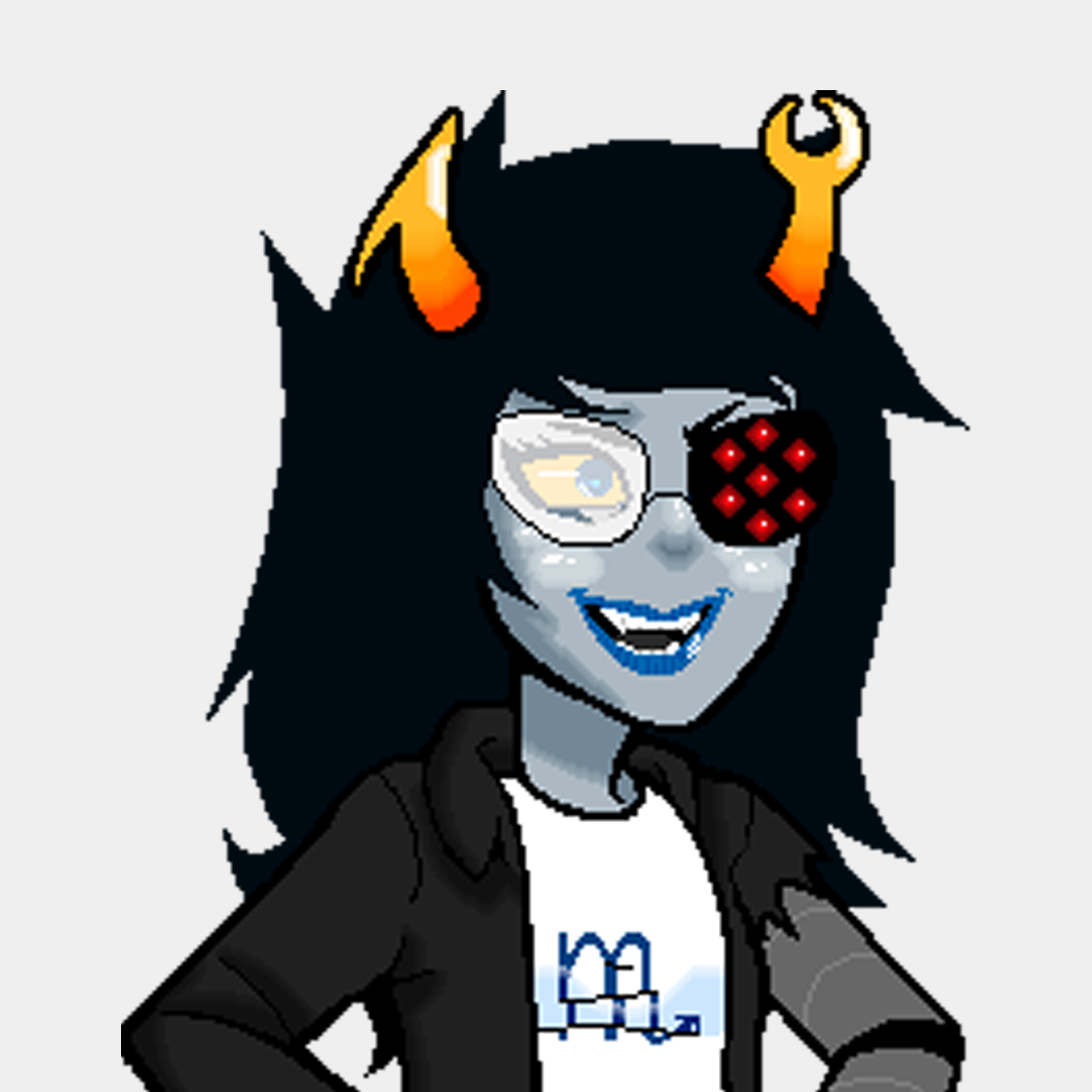 VRISKA SERKET and our IRIS Floral Military Boots, we think a spider would crawl on these shoes SHOP   https://bit.ly/32iQAHm CREDIT:  https://www.deviantart.com/scrub-jesus/art/Vriska-Serket-Talksprite-Edit-Speedpaint-567090969