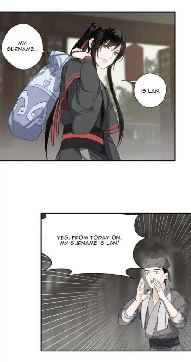 3. That one time WWX said, “My last name is Lan.”We all already know WWX *does* eventually marry into the Lan sect anyway, but this scene does excellent foreshadowing. Cue LWJ getting so flustered upon hearing this he actually trips.  BABY.