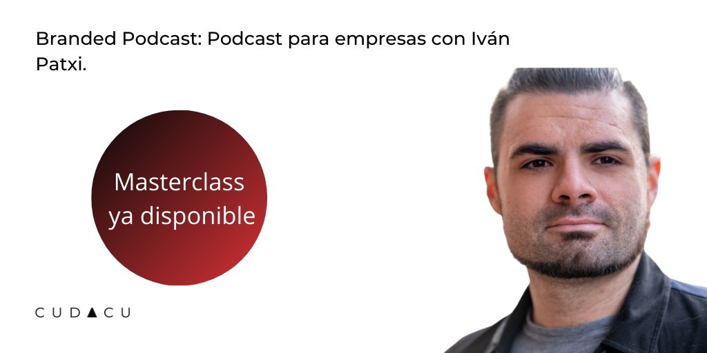 cudacu's tweet photo. Ya tienes disponible la masterclass de @ivanpatxi sobre Branded podcast.
Aprende todo lo que necesitas saber para hacer branding con ru podcast.
https://t.co/Xo3dcQNa9w
#CUDACU #cudacucom #cudaquer #podcast https://t.co/XpUaecPHzQ