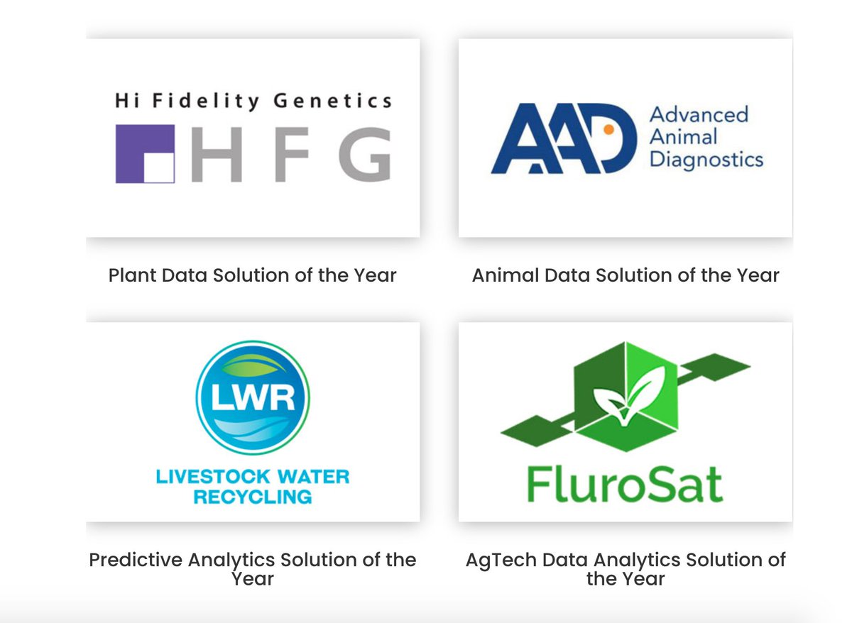 RegrowAg's tweet image. Congratulations to the other winners in the #Analytics AgTech Breakthrough Award section! @HiFiGenetics @QScoutLab @LWR_Inc