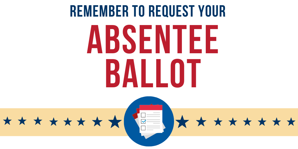 CivicInfluencer's tweet photo. There’s no time like the present to request your absentee ballot 📬 Don’t wait, request yours today ➡️https://t.co/yUKvfKW9vy https://t.co/rdSdJXuBYt