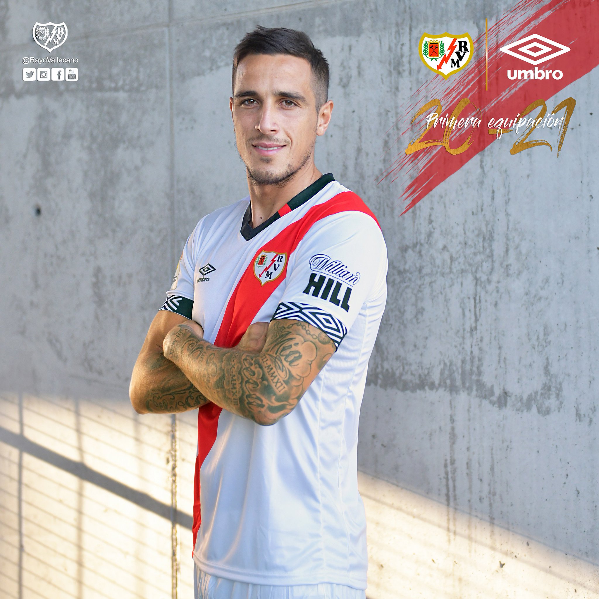 Rayo Vallecano on X Primera equipacion del Rayo Vallecano 2020 21 UmbroIberia https t uFULQXidLJ X