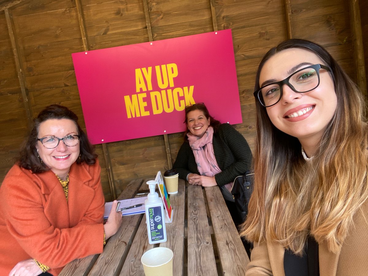 HanHallam's tweet image. Great to meet up with the @derbyunialumni team @ljratz @alinac_c for lunch and planning session @PlaceDerby - can highly recommend it and the lovely team working there. We will be back! #F2F