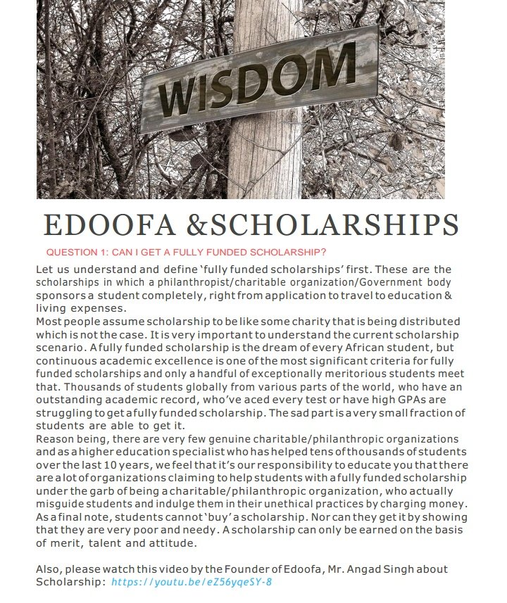 Please sir can you confirm how legitimate EDOOFA scholarship is ..<a href="/OgbeniDipo/">Dr Dípò Awójídé</a>