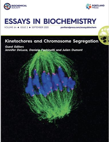 The kinetochore issue of Essays in Biochem is out! Lots of great reviews, including one from my student <a href="/giselacairobaza/">Gisela Cairo Baza (she/her)</a>. And, my oocyte image taken while on sabbatical with <a href="/KASchindler27/">Dr. Karen Schindler</a>  was chosen for the cover! portlandpress.com/essaysbiochem/…