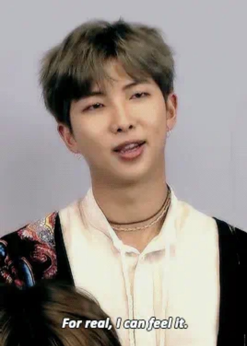 (about armys) "for real i can feel it. their hearts really like us. they& #39;re the only people that i can trust...our people....my people"