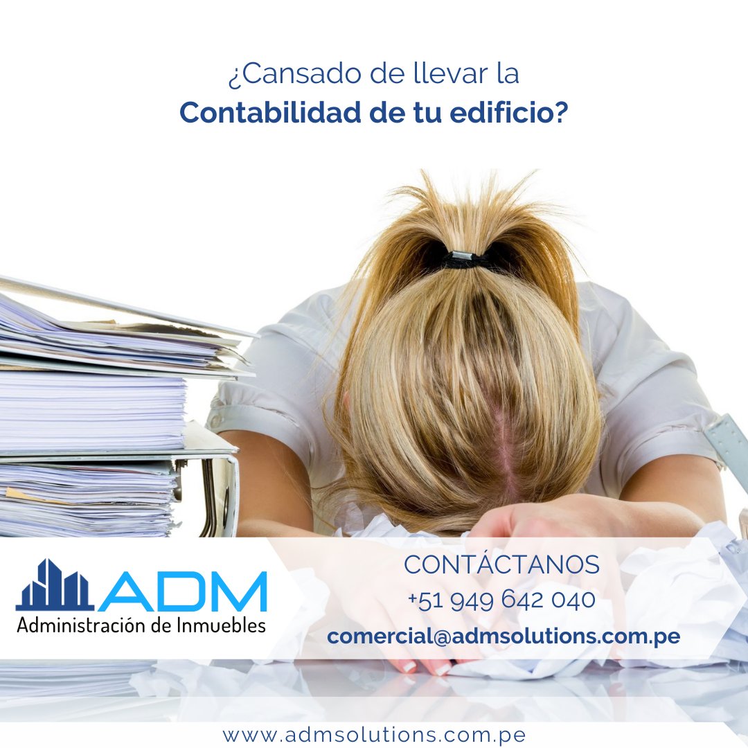 AdmSolutions_PE's tweet image. Como empresa Administradora de Inmuebles, sabemos lo complicado que puede ser llevar el control documentario, es por ello que ADM te ofrece el manejo integral de la Gestión Administrativa de tu Edificio.
📧 comercial@admsolutions.com.pe 
#admsolutions #administraciondeinmuebles