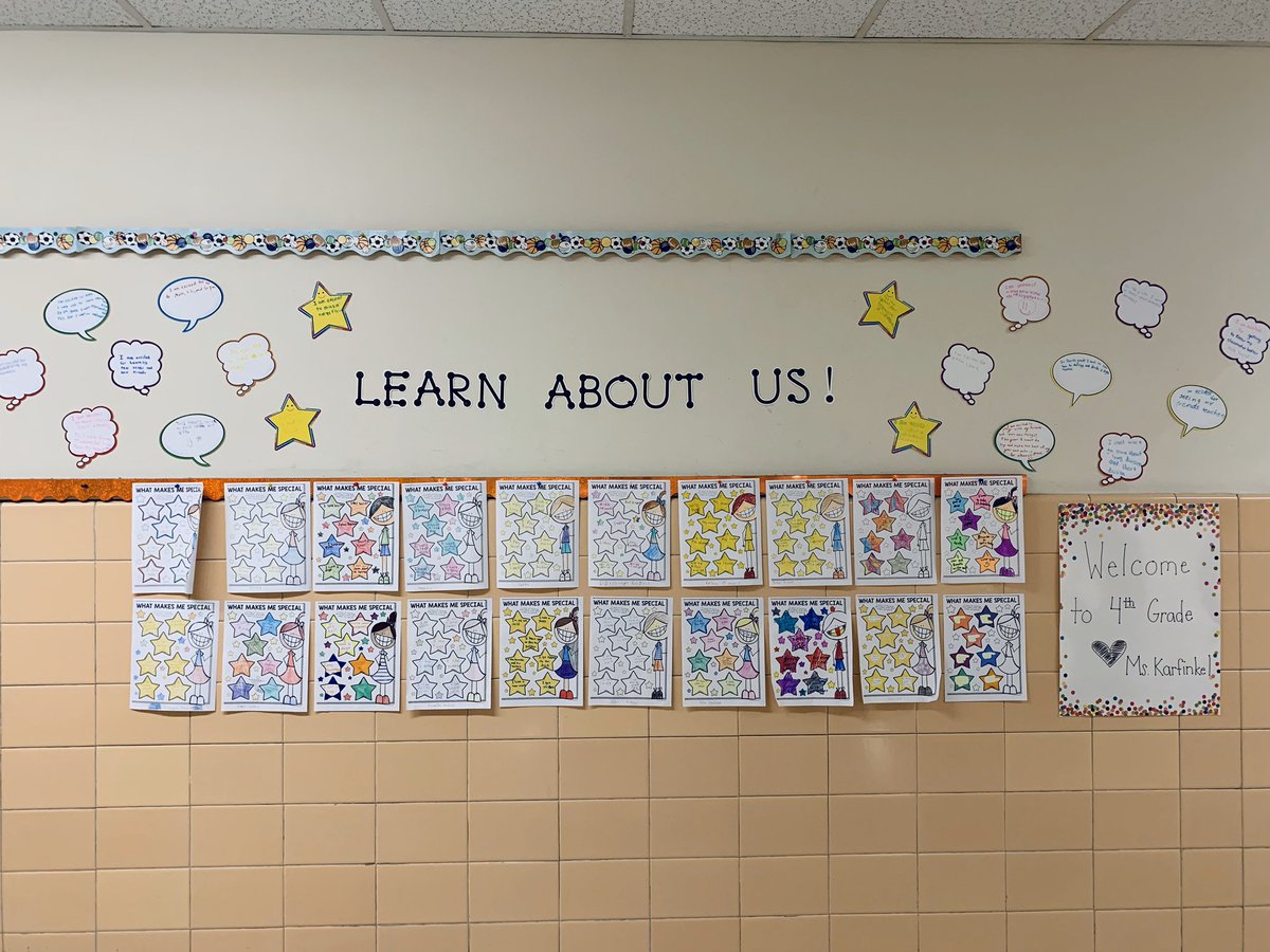 mskarfinkel's tweet photo. I am loving that I get to learn about ALL of the amazing fourth graders at CBS! This is going to be a great year ✨📝 @CBS_Bethpage https://t.co/GfReLU0q1o