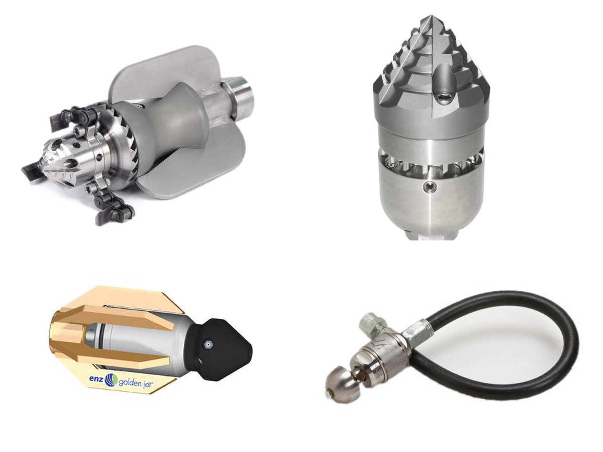 ScotjetLtd's tweet photo. We stock a huge range of specialist drain &amp; sewer cleaning nozzles from Enz, Stoneage, USB and Rioned.  Contact us to discuss your requirements. 
#enz #USB #Rioned #scotjet #stoneage #sewercleaning https://t.co/9ljWJgjiAc