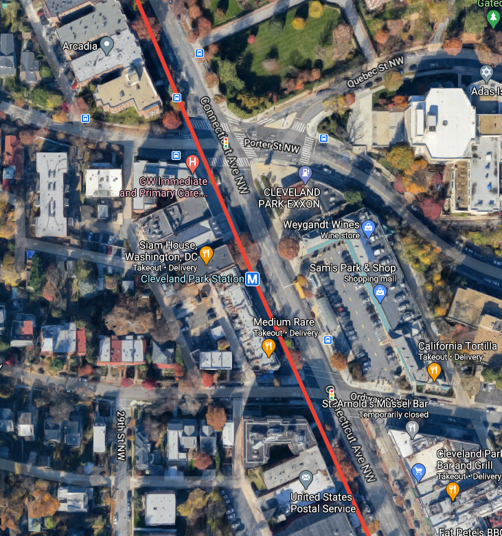 Red Line nominees:Cleveland Park (2 stops away)Fort Totten (4 stops)Medical Center (7 stops)Glenmont (9 stops)