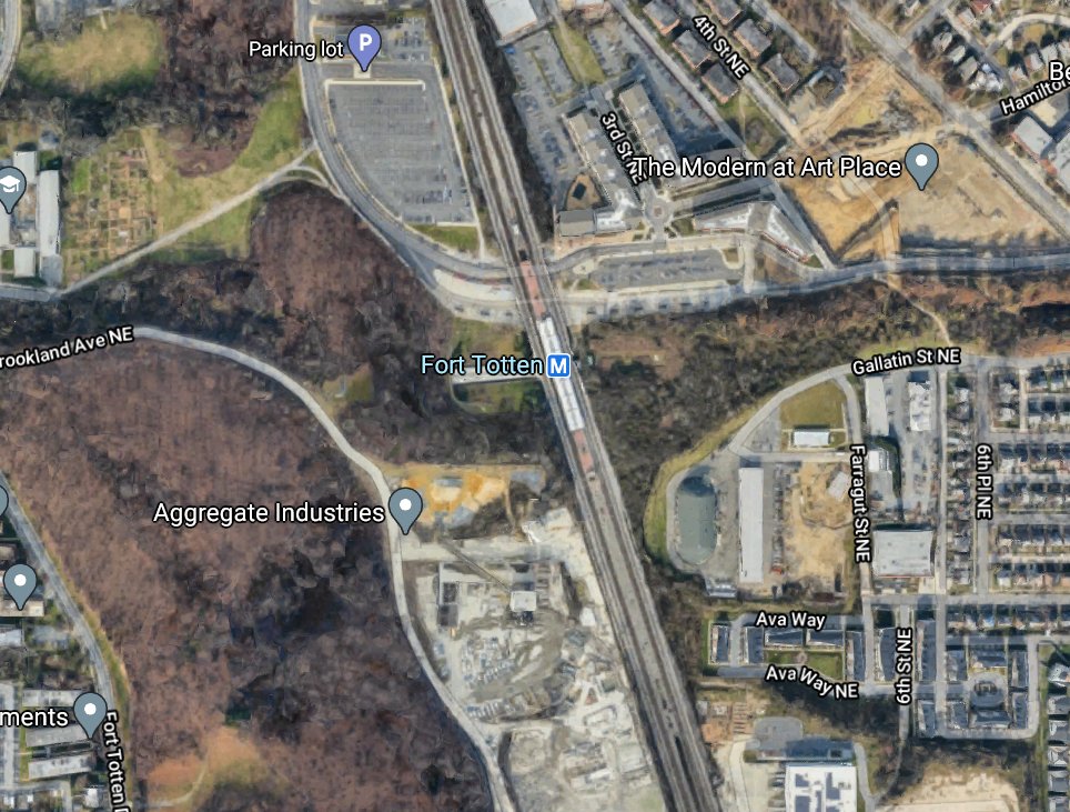 Red Line nominees:Cleveland Park (2 stops away)Fort Totten (4 stops)Medical Center (7 stops)Glenmont (9 stops)