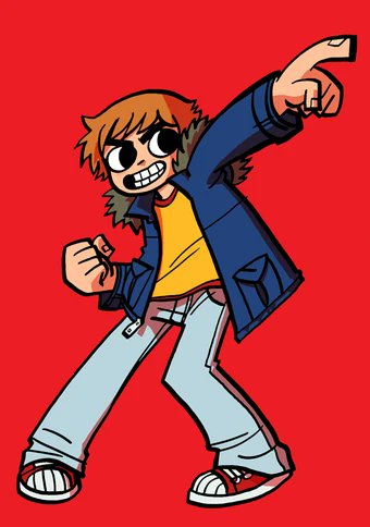 I remember during the whole Calarts beanmouth discussion and how in some of the classes they were using Scott Pilgrim in talking about how to design characters, and....yeah I can see that. Thank's Scott for creating the new everyone is tired of art style, Liefeld thanks you.