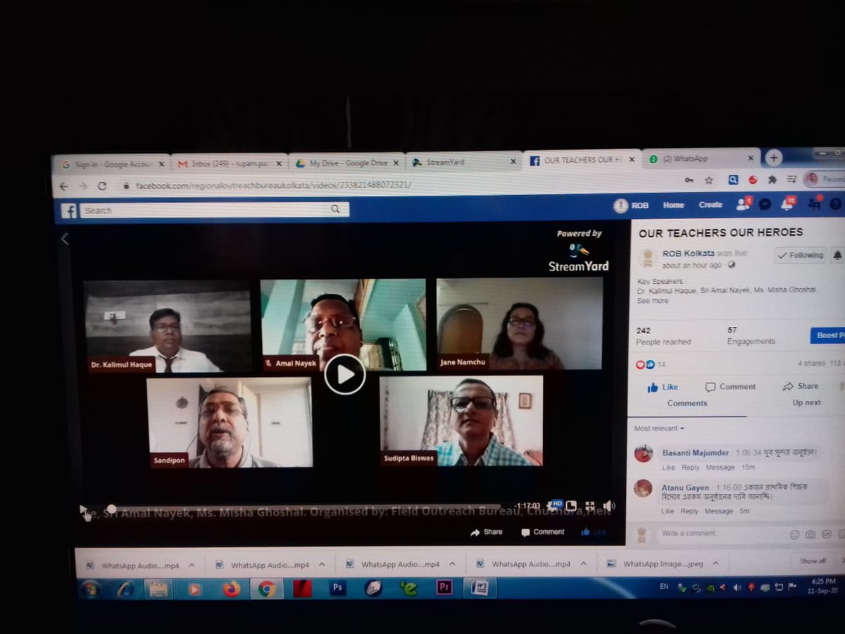 PIBKolkata's tweet photo. Webinar on #OurTeachersOurHeroes
@PMOIndia @narendramodi @DrRPNishank @EduMinOfIndia @BOC_MIB @PIB_India @MIB_India @DDBanglaNews @airnews_kolkata #OurTeachersOurHeroes #TeachersDay #TeachersFromIndia #NAT2020 https://t.co/5mn6EcSla1