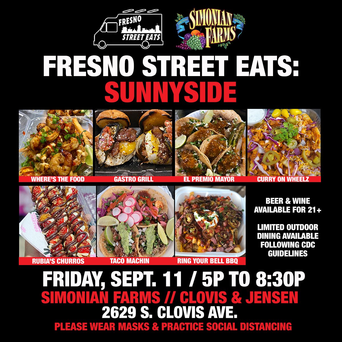 Fresnostreeteats Four Spots Tonight Sunnyside We Re Back Ne Fresno We Re Back Shields Maple We Re Back Ashlan Fowler We Re Coming For The First Time T Co 33gi6fxara