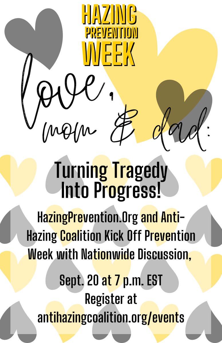 UCF National Hazing Prevention Week Speakers!