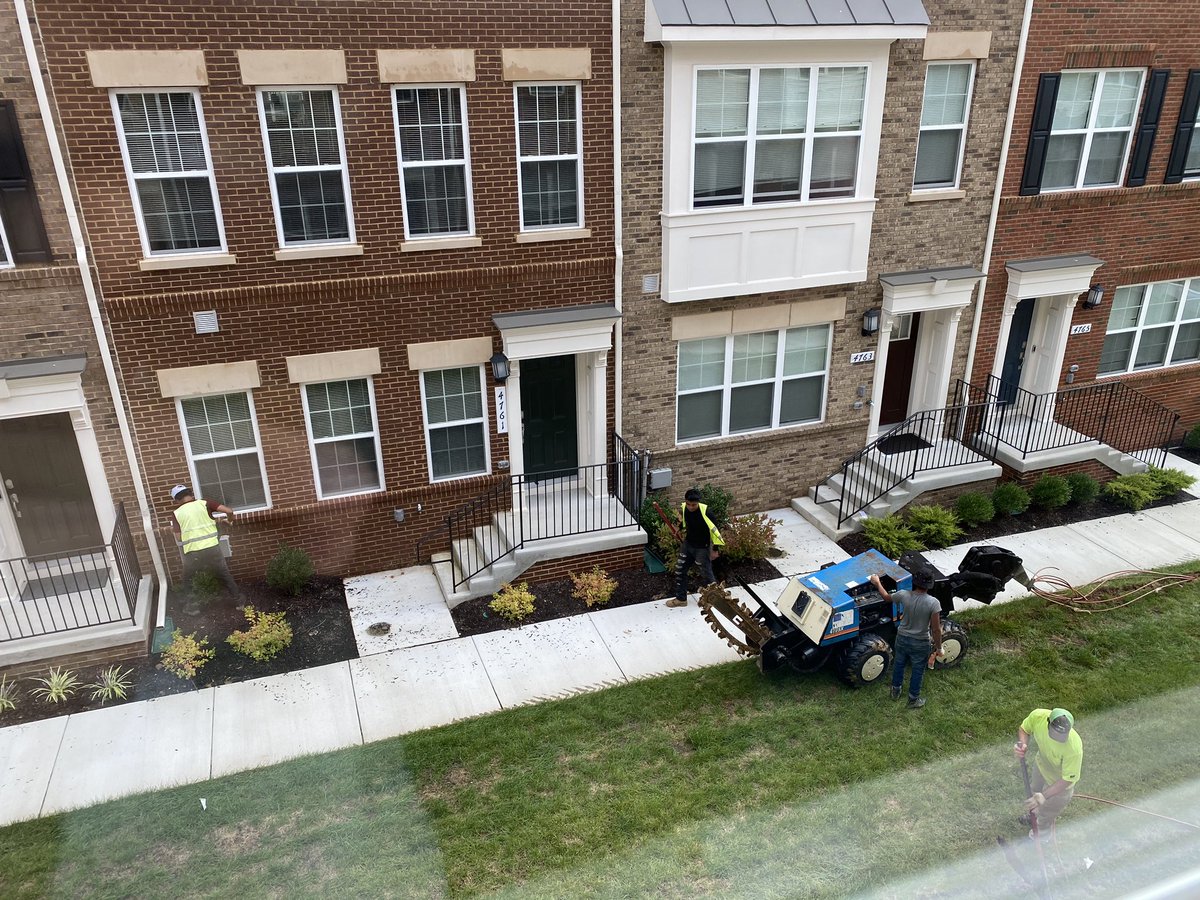 Another reason to hate <a href="/comcast/">Comcast</a> <a href="/Xfinity/">Xfinity</a> - they waited until construction was over before installing their cables...now they are making a mess of the neighborhood and yards when they could have done like <a href="/Verizon/">Verizon</a> and installed everything during construction!