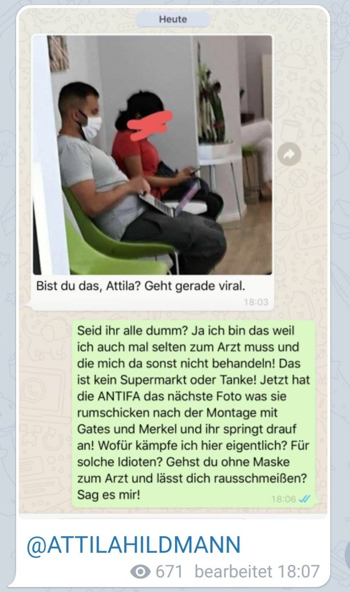 ZwitscherAlpha's tweet photo. So herrlich! Wenn sich jemand selbst demontiert. Ganz ohne fremde Hilfe. #Hildmann #AttilaHildmann Dieser Wurm! https://t.co/ycaXzdA5qu