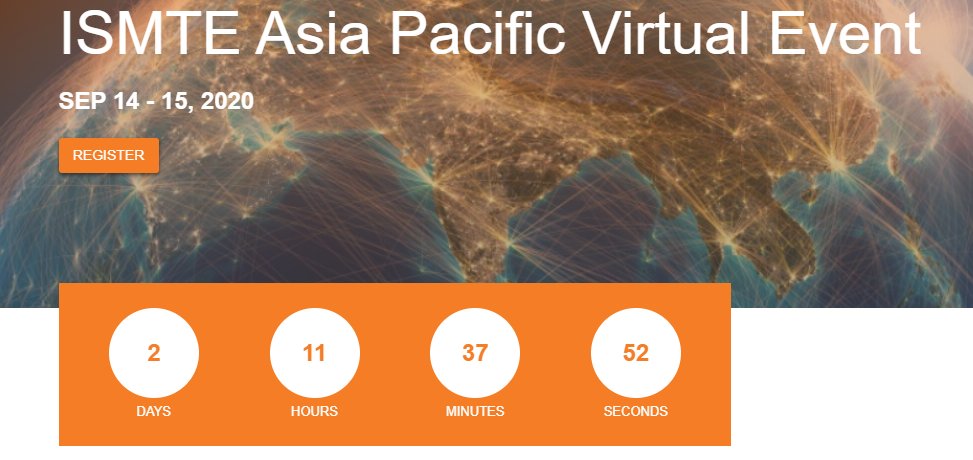 We're nearly there! Join us on our event app and access sessions, connect with participants, and enter our contests to win $250.00 US and free registration to the ISMTE European Event! 
See you there!  Registration available: ow.ly/PGvs50BombF