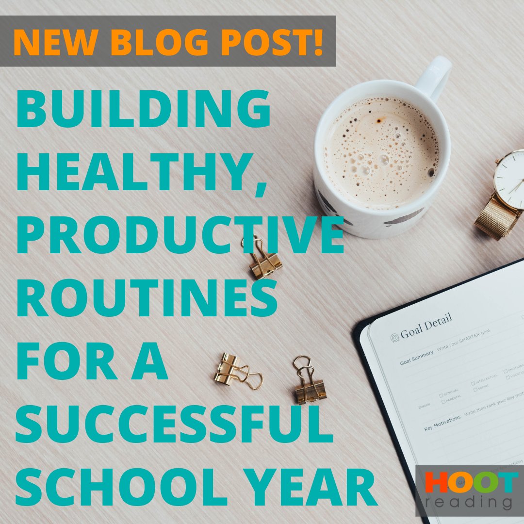 hootreading's tweet image. Is your family routine setting your kids up for success?  Read our new, oh-so relevant blog post by Ms. Elizabeth Tornatore to learn how to build healthy, productive routines for a successful school year!
zcu.io/29c5
#HootReading #Parenting #FallRoutine #BackToSchool