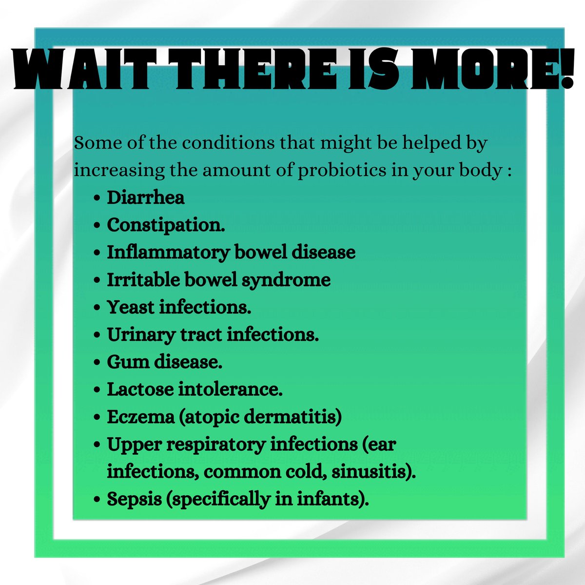 tnvessentials's tweet photo. #Probiotics are made up of #goodbacteria that helps keep your body #healthy and working well.
#organicfood #organicproducts #organicindia #makeinindia #sustainablelifestyle #crueltyfree #cleanproducts  #zerowastelife #healthjourney #healthmatters #healthtalk #ayurvedalifestyle https://t.co/wduvGbl04x