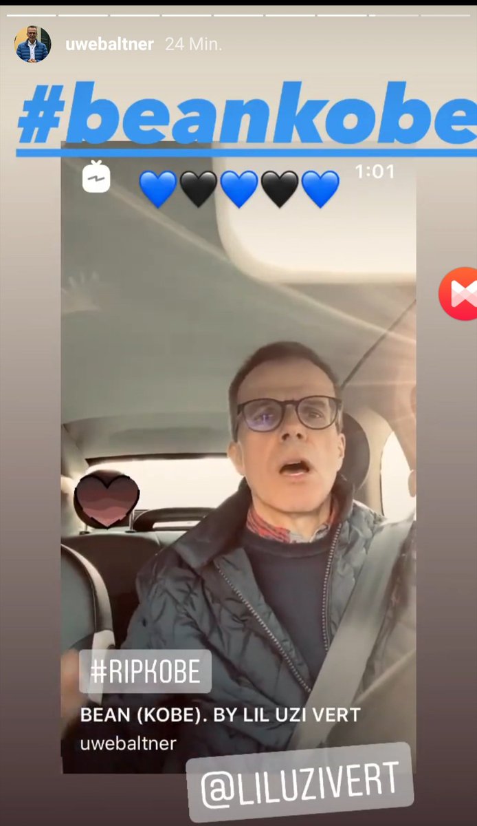 Bean (Kobe). By <a href="/LILUZIVERT/">Uzi London 🌎☄️💕®</a> 

instagram.com/tv/CFAIHb4qbSO/

#carkaraoke #rap #trap #babypluto #liluzivert #ripkobe #beankobe