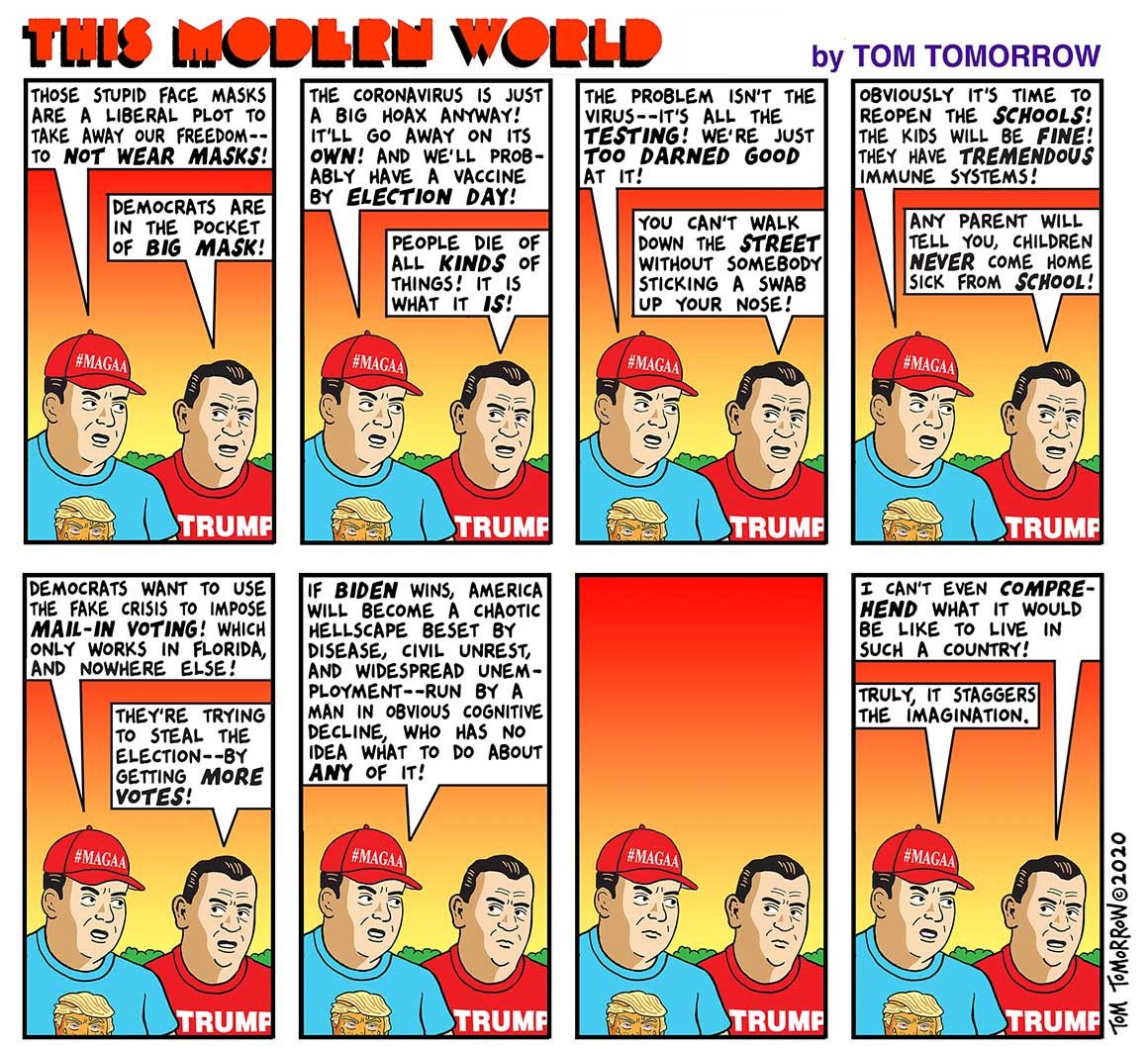 Trump rebuked the FDA for revoking its emergency authorization of hydroxychloroquine, the antimalarial drug tRump has repeatedly touted as a coronavirus treatment: “Many doctors and studies disagree with this!”Technically by many he can mean "4"ie: "many people are saying" =4