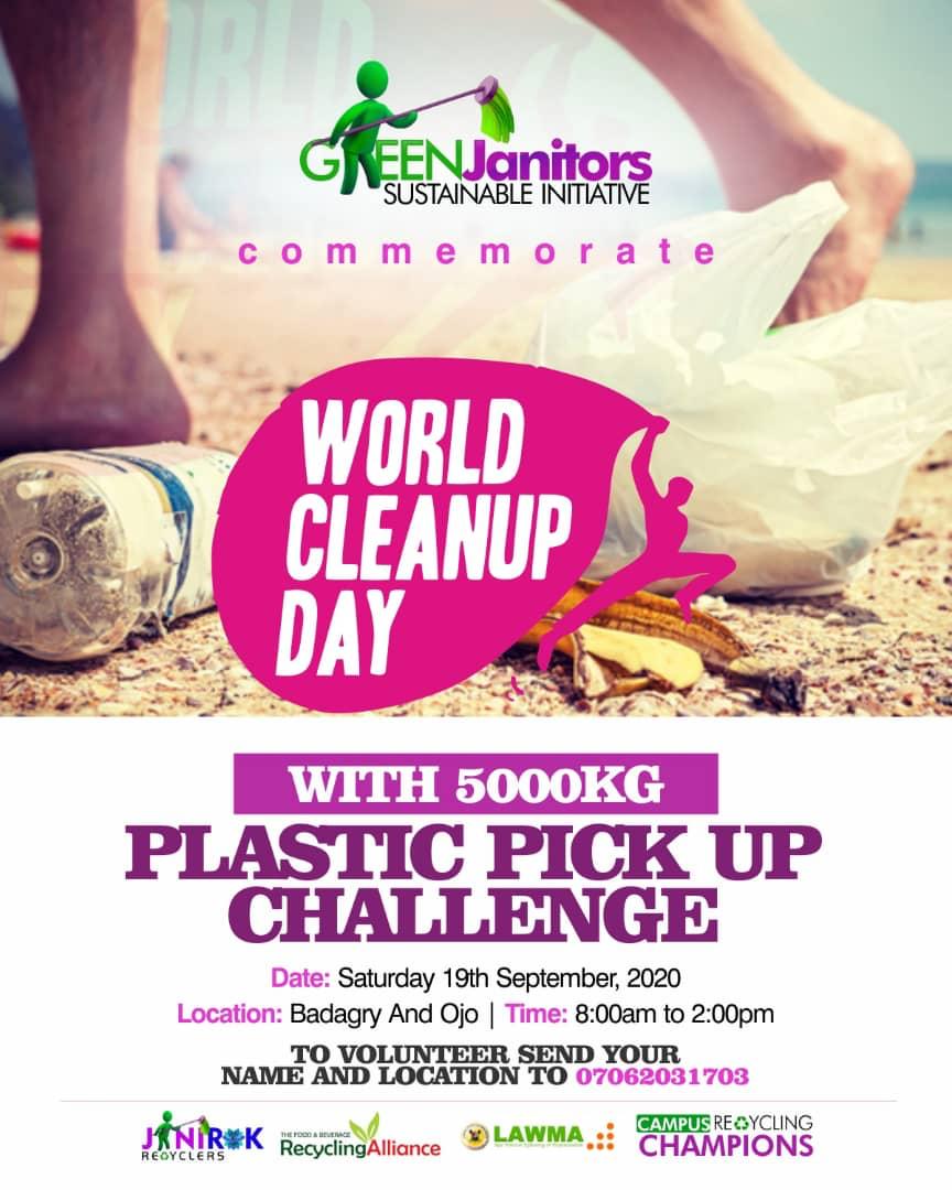 #save the date#
Let the countdown begin
#Worldcleanupday#
#Greenjanitors#
#Campusrecyclingchampions#