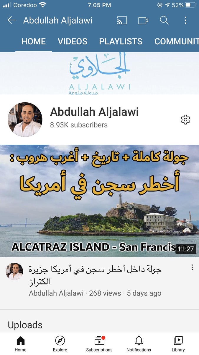 aljalawi's tweet photo. قناتي في يوتيوب مختصة بالسفر

يوتيوب دازين لي ايميل ان لازم اجيب شرط عدد ساعات المشاهدة 
4000 ساعة خلال 30 يوم !
والا يلغون حسابي من البرنامج الاعلاني

حالياً باقي 1850 ساعة مشاهدة !

الوضع سباق مع الزمن 😅

رابط قناتي:
https://t.co/KBwFDXlrkd

دعمكم لي
بمشاهدتكم للمحتوى
#ريتويت https://t.co/515ByU7zRK