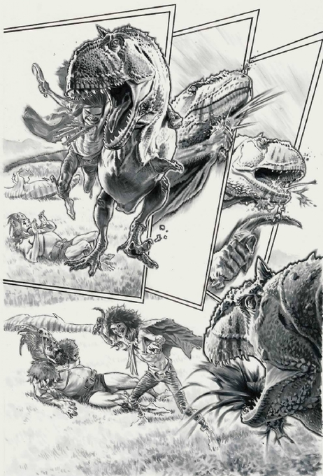 @AnneComics Oh man you need to see what @lewislarosa is putting out too. This dude is just one of the best dinosaur artists, let alone being a comics artist. 