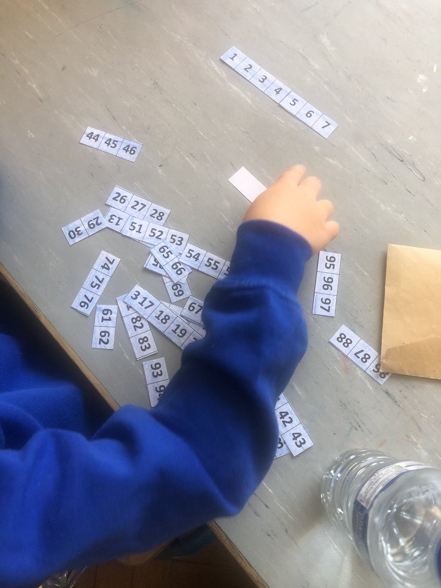 It’s good to be back 😄! We were working with hundred squares this week. Everyone enjoyed solving some puzzles.