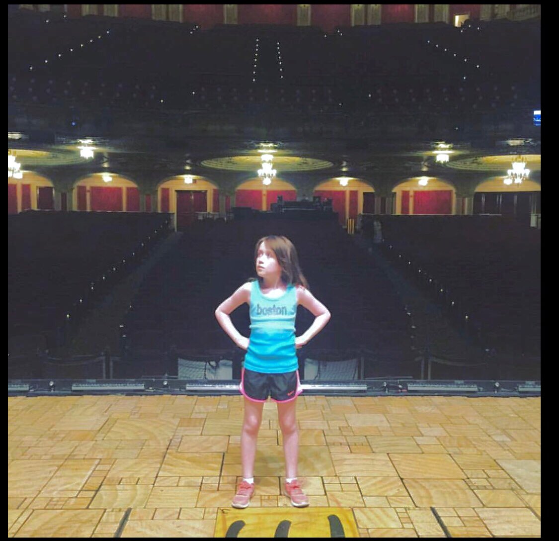 sarah__mckinley's tweet photo. #fbf 
On my last show on tour , I took my first and last picture on stage as Matilda. 
#broadwayinboston 
#broadway #broadwaytour 
#bostonoperahouse #musical #theatrekid #theatre #matildathemusical https://t.co/qAETKWkMzt