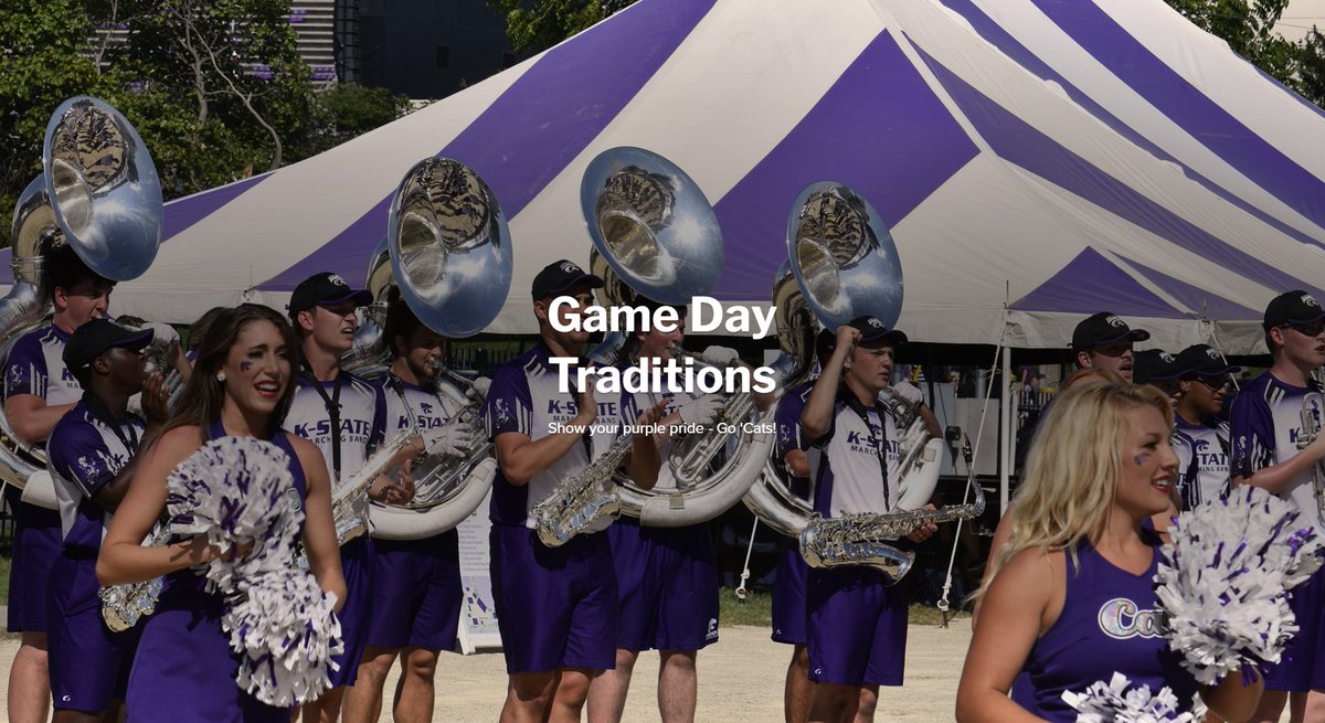KStateAlumni's tweet photo. Check out our special K-State Game Day traditions webpage, where you can sing along with the Alma Mater and the Fight Song, find great tailgate recipes, download coloring pages for the littlest Wildcats, and more!
https://t.co/3svO8NoxO7 https://t.co/LYXnYH2SQC