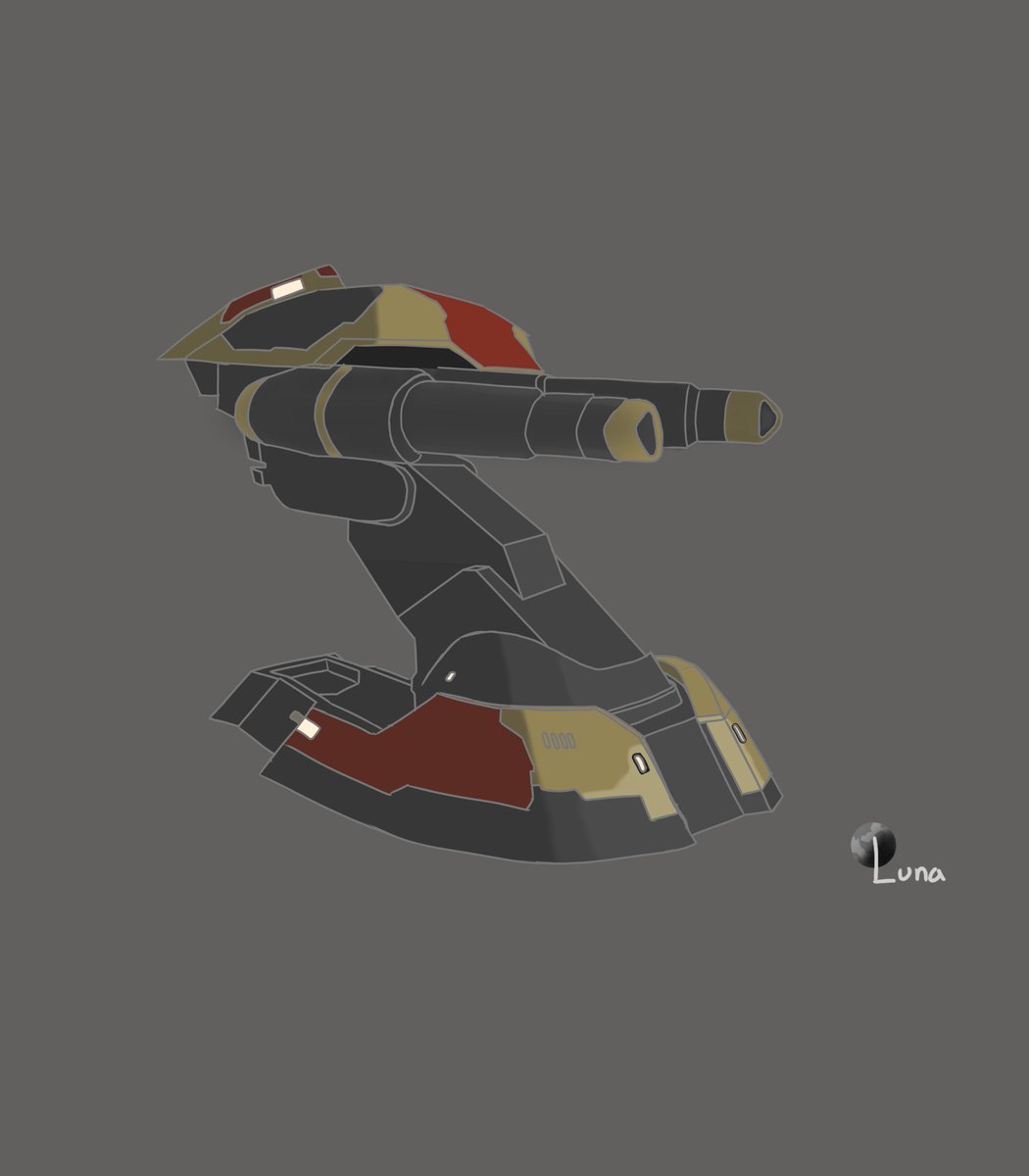 Perspective is hard but anyways here's WonderMall(er) and a Focused Medium Pulse Laser II from EVE, I've always enjoyed looking through all the weapon models and I feel they're an underrated part of EVE's aesthetic. #tweetfleet