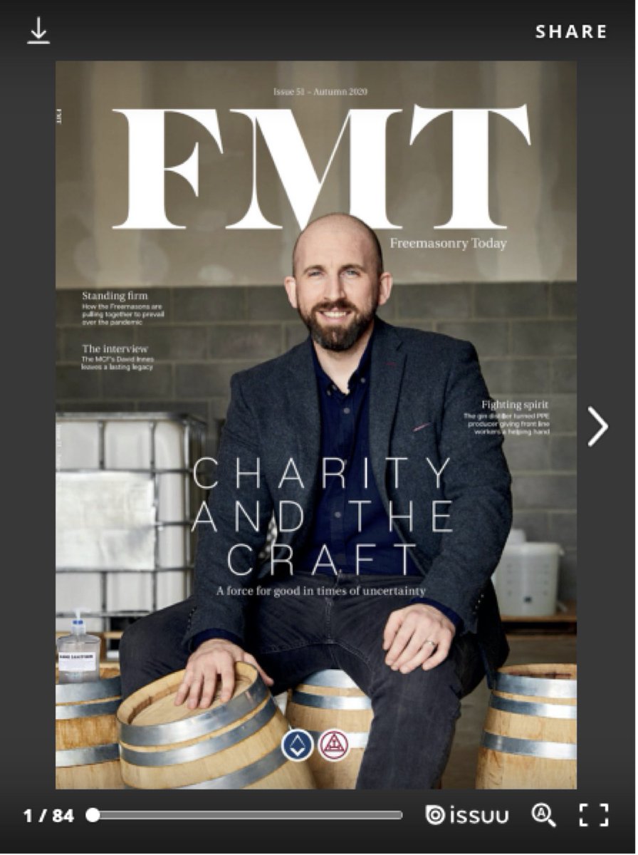 Freemasonry Today Magazine Autumn 2020 is out now - read it online - freemasonrytoday.com/magazine