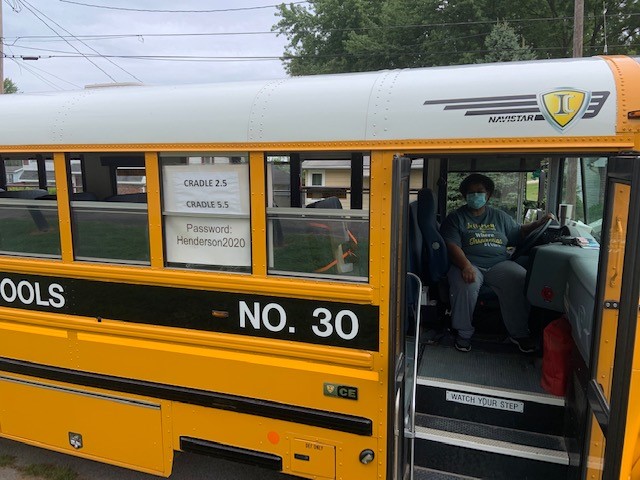 HendersonSchool's tweet photo. HCS Week in Review! 6th-grade orientation at South Middle School, small group time in our schools, Google Meets, and our Mobile Hot Spot buses out on their routes. #WeAreHCS #extraordinaryhcs https://t.co/gxtDCuqpXX