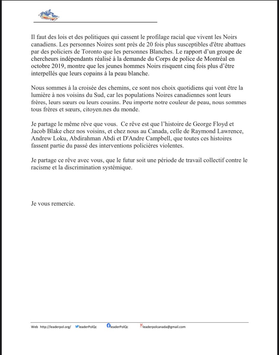 LeaderPOLCanada's tweet photo. (2/2) LeaderPOL est fiers de vous présenter les mots d'ouverture de la présidente devant plus de 10milles fonctionnaires fédéraux à l'école de la fonction publique #fbec #UNADD #CCUNESCO https://t.co/bLyJDqp2Cb