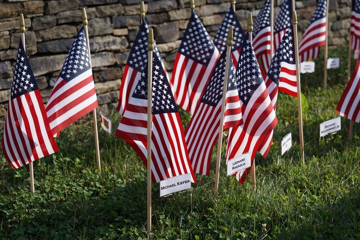 MiddletownFire's tweet photo. Today we held a flag ceremony today to honor all of those lost in the September 11 attacks. Read more about the ceremony on our website: https://t.co/hE5D4nnFPH

#NeverForget #MiddletownRemembers https://t.co/xf4P1cQEjg