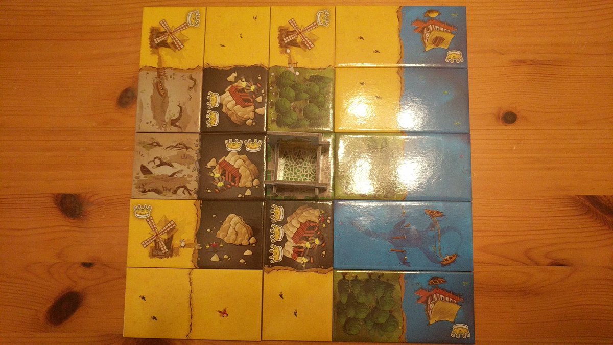 Spelmamma's tweet photo. Hard to beat this!!! #kingdomino Guess who won? 😉 https://t.co/xDOcBb5jgl