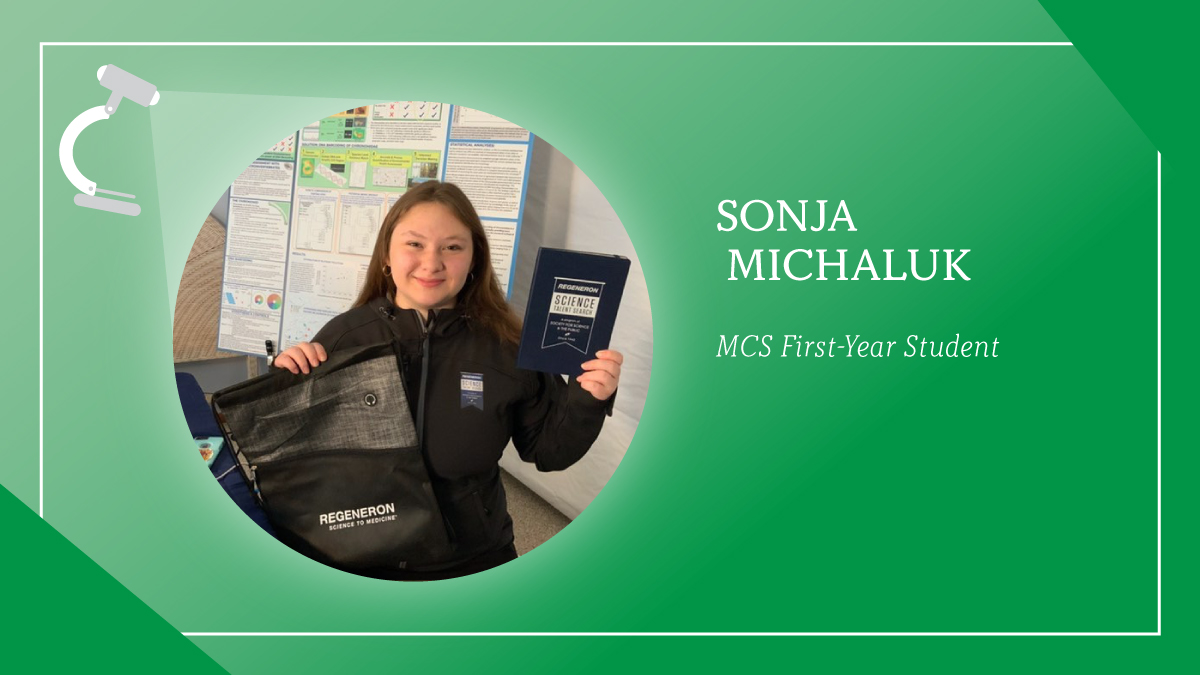 CmuScience's tweet photo. #cmuscience Spotlight: “I'm thrilled to be a Top 40 Finalist for the Regeneron Science Talent Search. I developed a bioassessment method to manage scarce freshwater resources by leveraging DNA barcoding, which has helped protect 50+ acres of public water sources.” @SonjaMichaluk https://t.co/K7W5Cr1aNZ