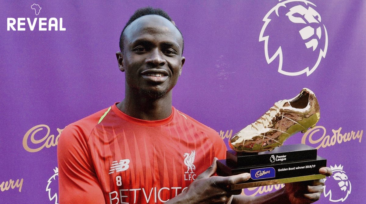 Salah, Mane & Aubameyang ended the 2018/19  @PremierLeague season on 22 goals  This was the first time three Africans shared the PL Golden Boot   Mo Salah (22) Sadio Mane (22) Pierre-Emerick Aubameyang (22) #PremierLeague