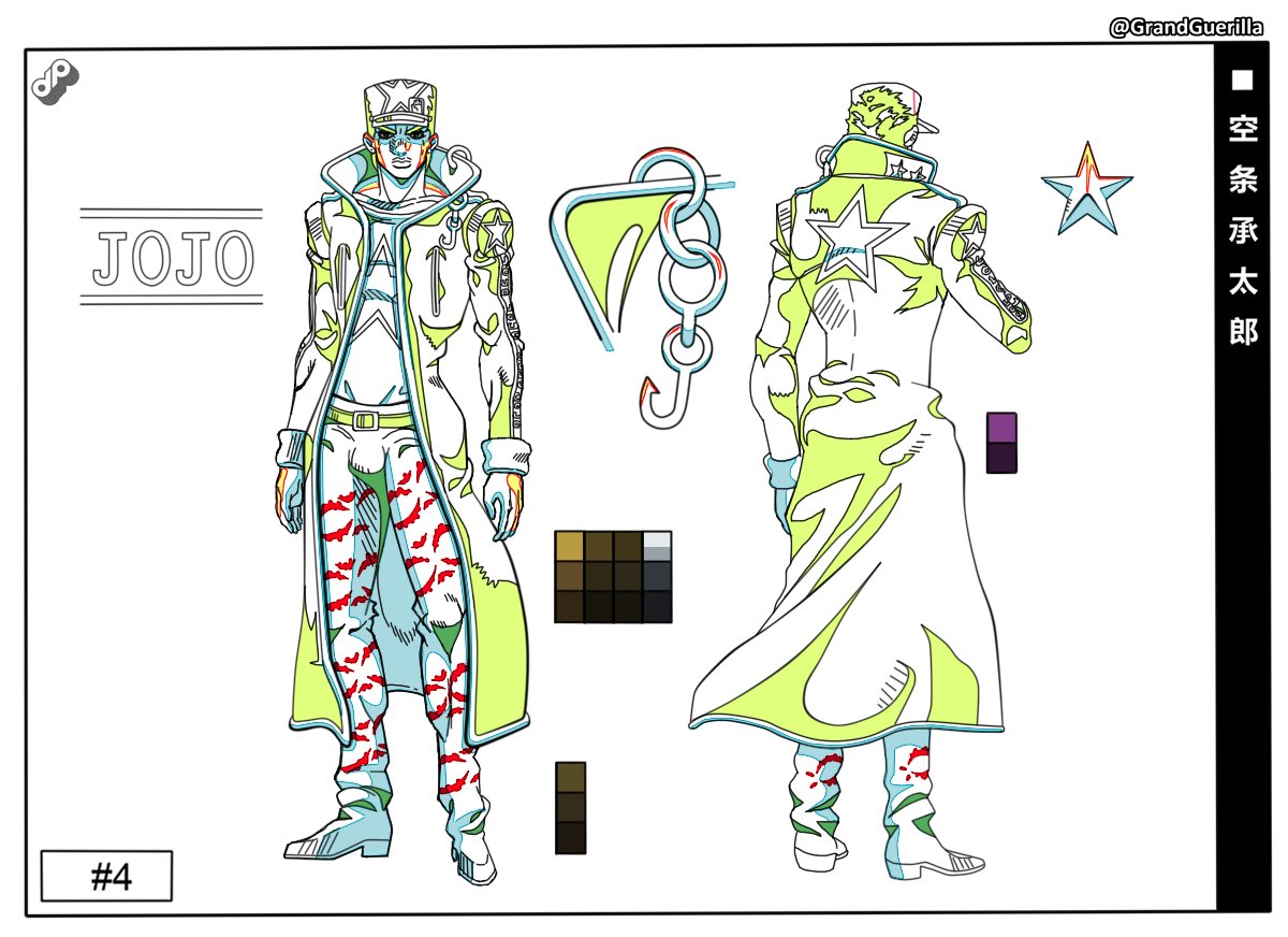 Jojo Part 6: Stone Ocean Character Sheets / X