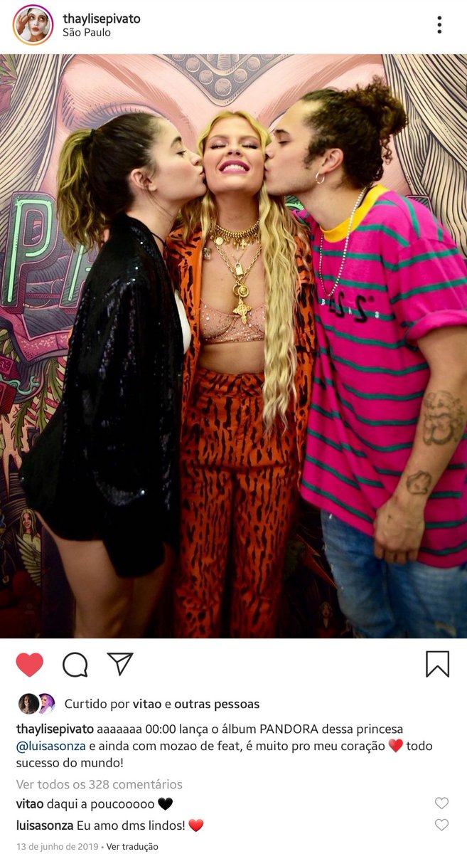 Ficam falando que o Vitão talaricou o Whindersson mas não viram o que a Luisa Sonsa também fez com a ex do vitão