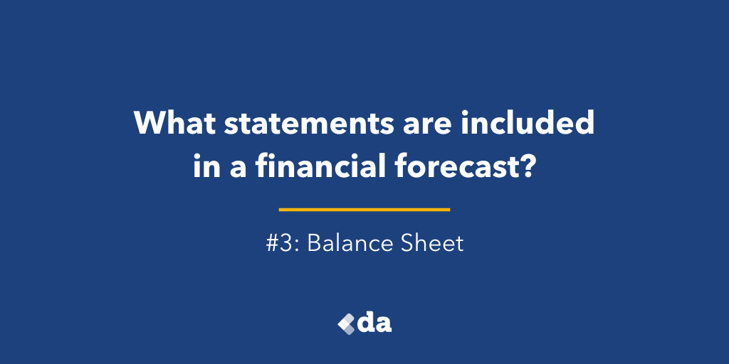 The Balance Sheet projects the changes in your business accounts over time. Combining your Cash Flow and Income Statements provides insight into the financial patterns of your business and allows you to plan when and where to move money. #districtadvisory