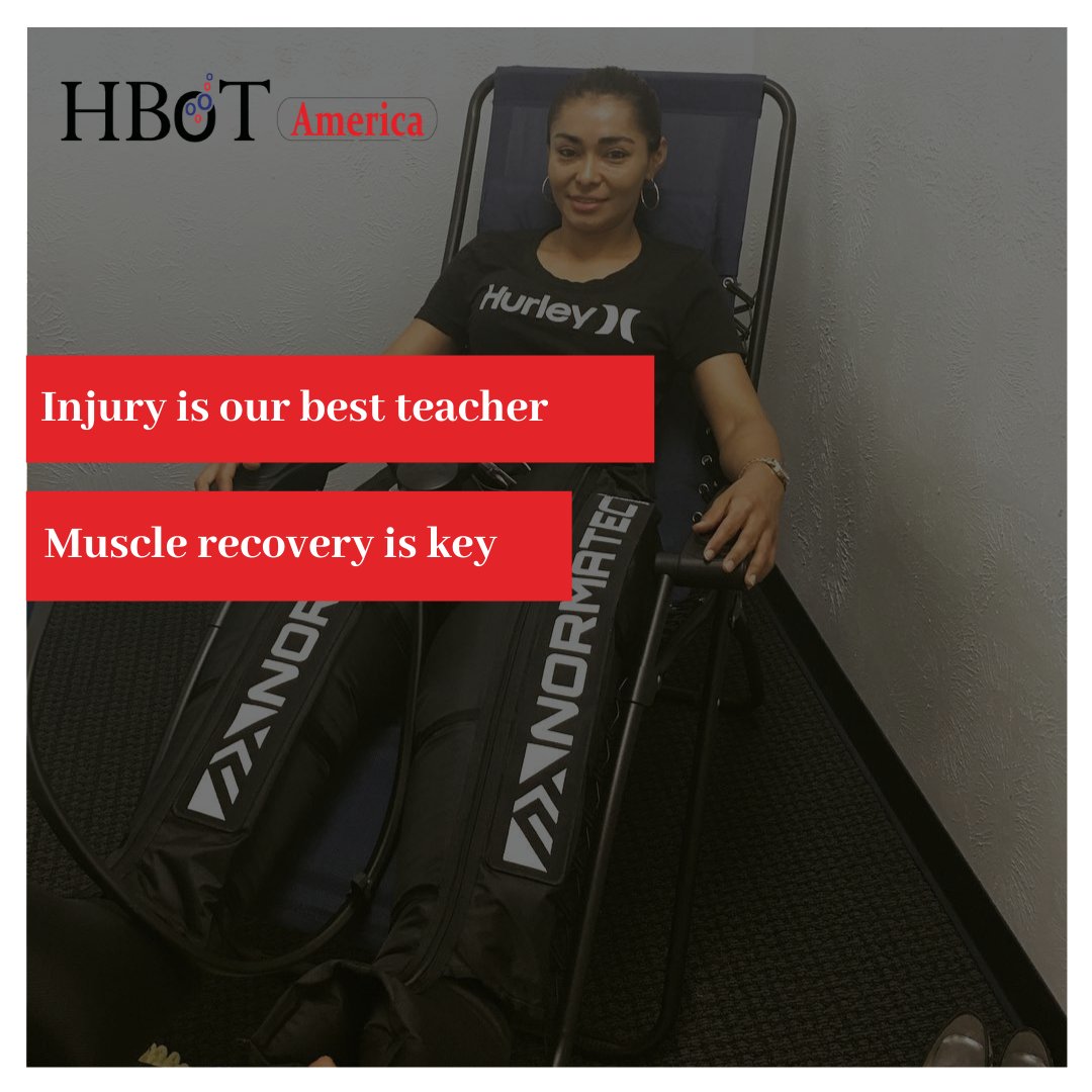 Hbotamerica's tweet photo. Life is one of our greatest teachers. If you workout or train regularly it’s important that your muscles recovery. Compression Therapy is a great treatment option for tired muscles. 
.
.
#Pneumonia #HBOTAmerica #Hyperbaricchamber #HyperbaricOxygenTherapy #Autism #HolisticHealth https://t.co/JMkO6V9QGq